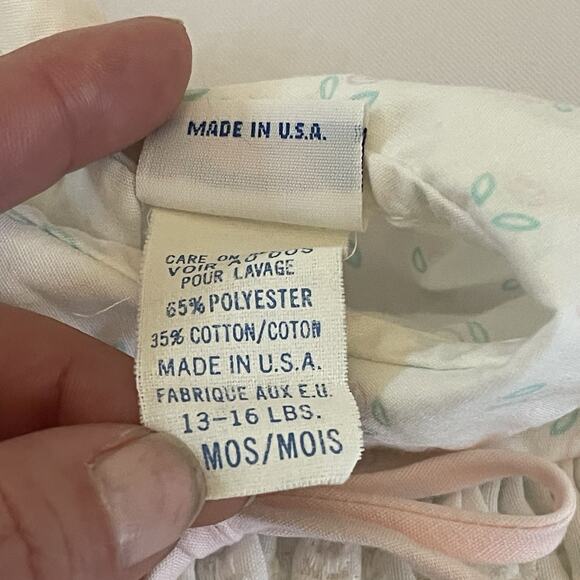 Vintage Baby Girl Alexis 2 Piece Set Footy Pants Outfit Tulips - Picture 4 of 6